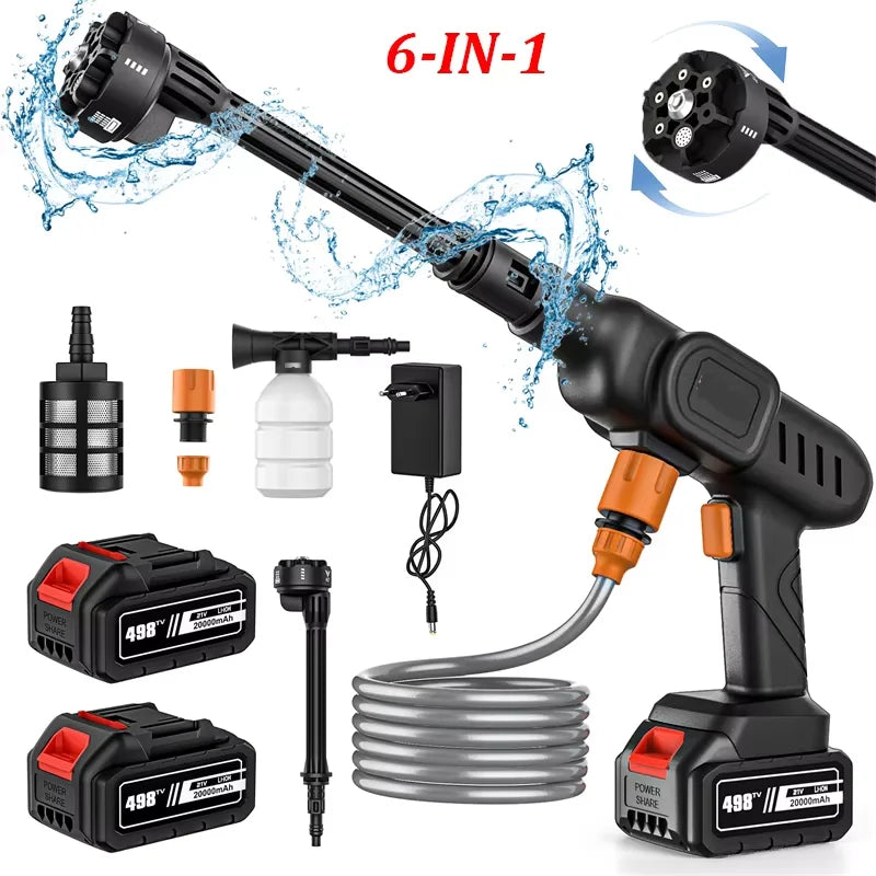 6 in 1 60Bar High Pressure Washer