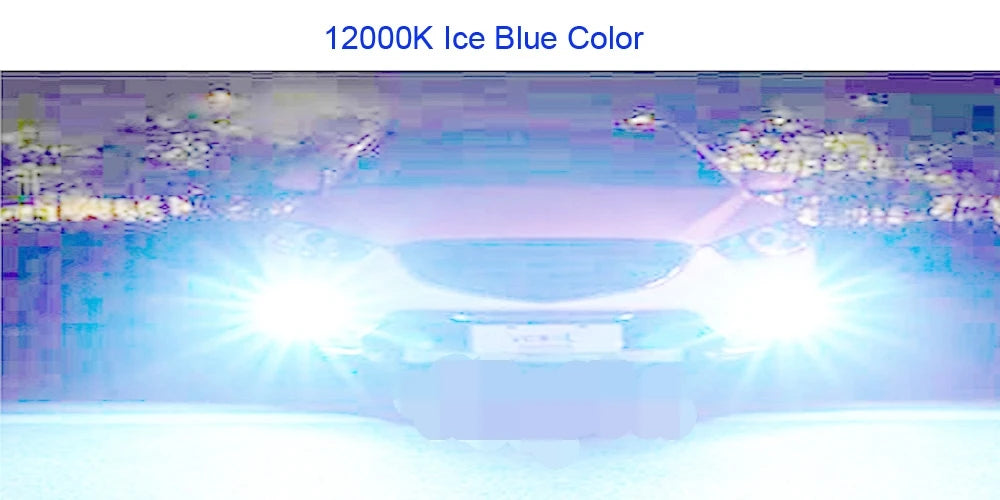 2Pcs H7 H4 Led Super Bright CSP Car Fog Light Bulbs