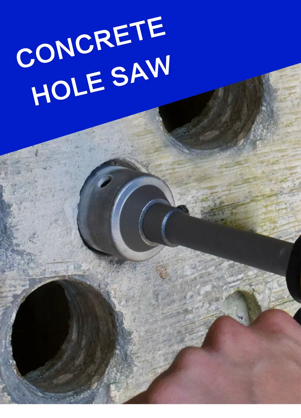 SDS Concrete Hole Saw 30-160mm Electric