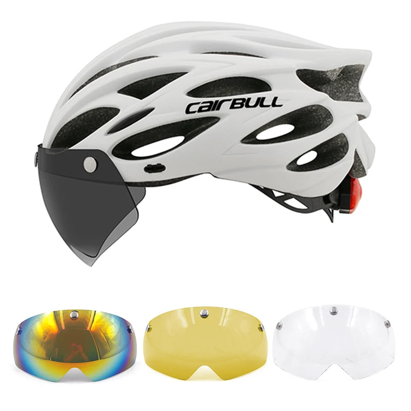 Fietshelm Licht Race Mtb Mountainbike Fiets Led