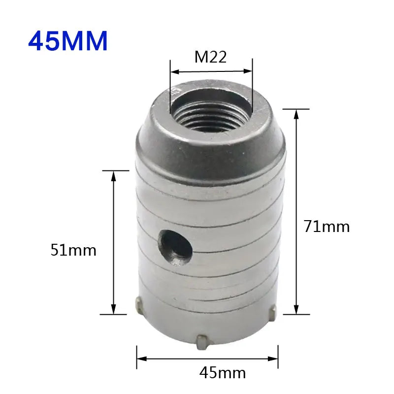 SDS Concrete Hole Saw 30-160mm Electric