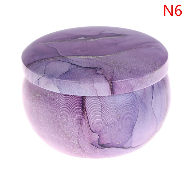 Scented candles Empty Box with flowers
