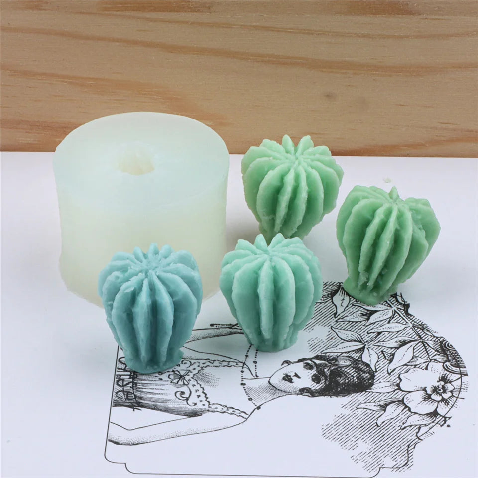 17 Styles Succulent Plants Silicone Candle