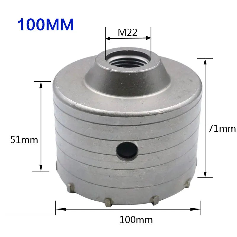 SDS Concrete Hole Saw 30-160mm Electric