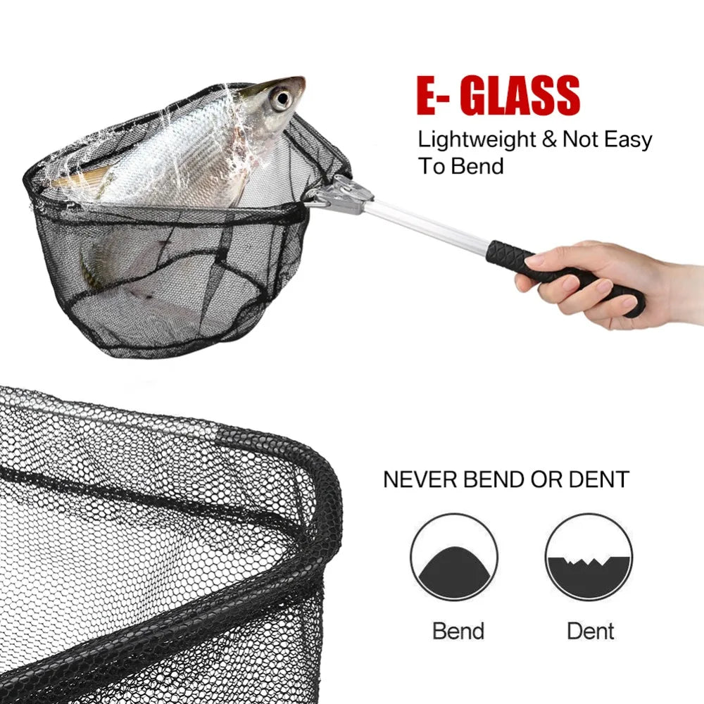 190cm 92cm 55cm Telescopic Landing Net Folding Fishing Pole