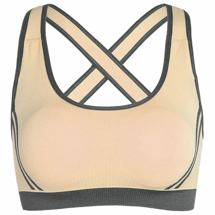 Draadloze sportbeha met bewegingscomfort voor dames
