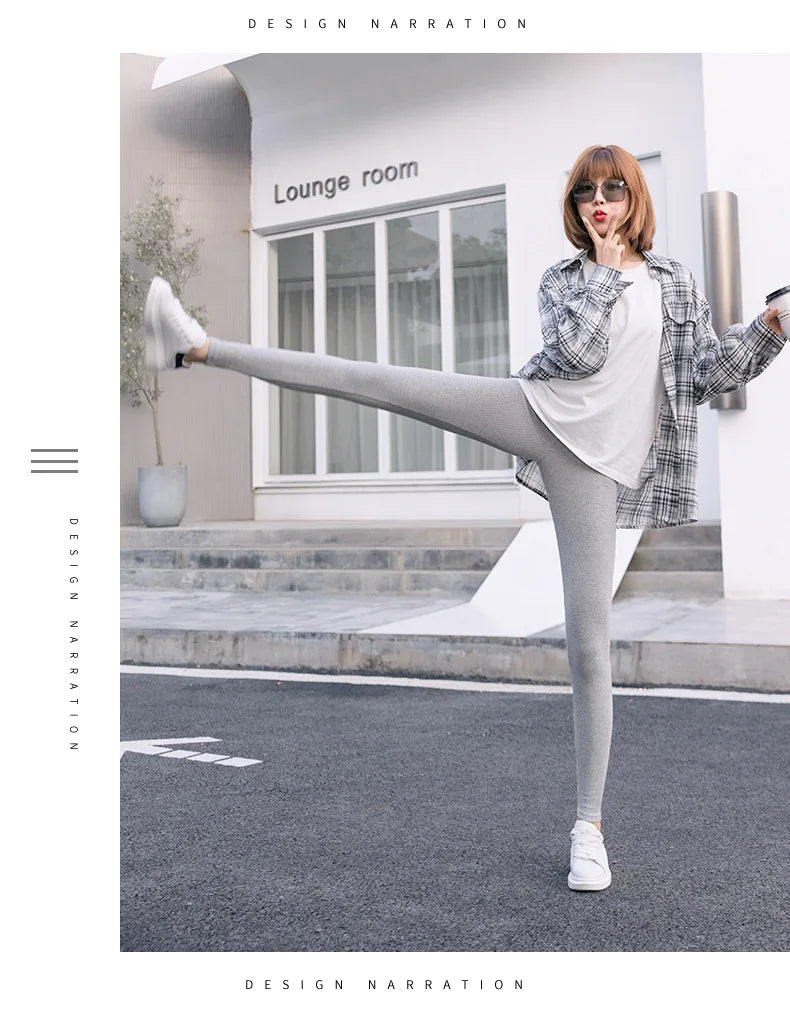 Ribbed leggings for women 2025 high waist