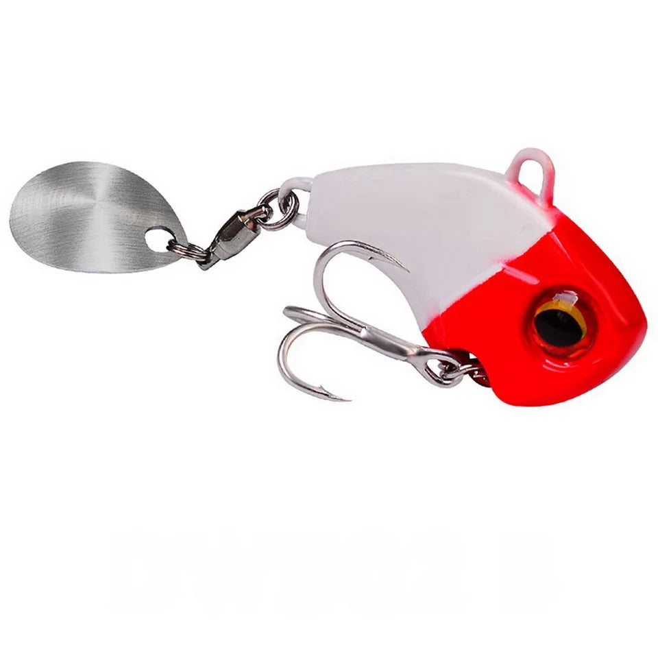 Fishing Lures Wobble Rotating Metal Vib Vibration