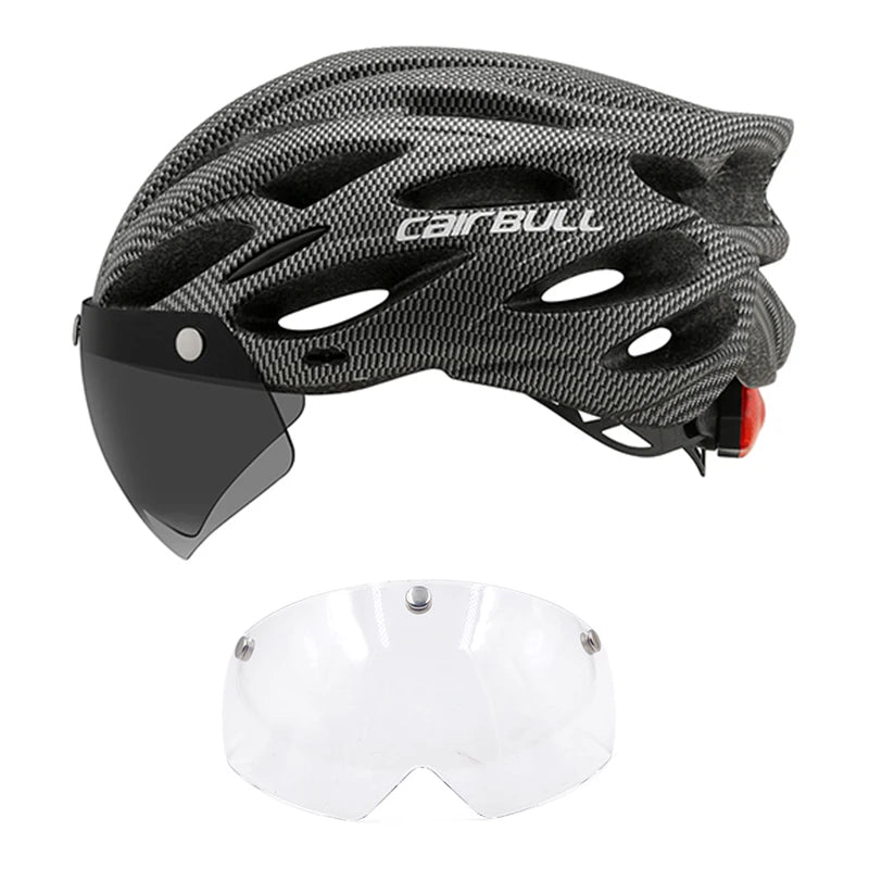Fietshelm Licht Race Mtb Mountainbike Fiets Led