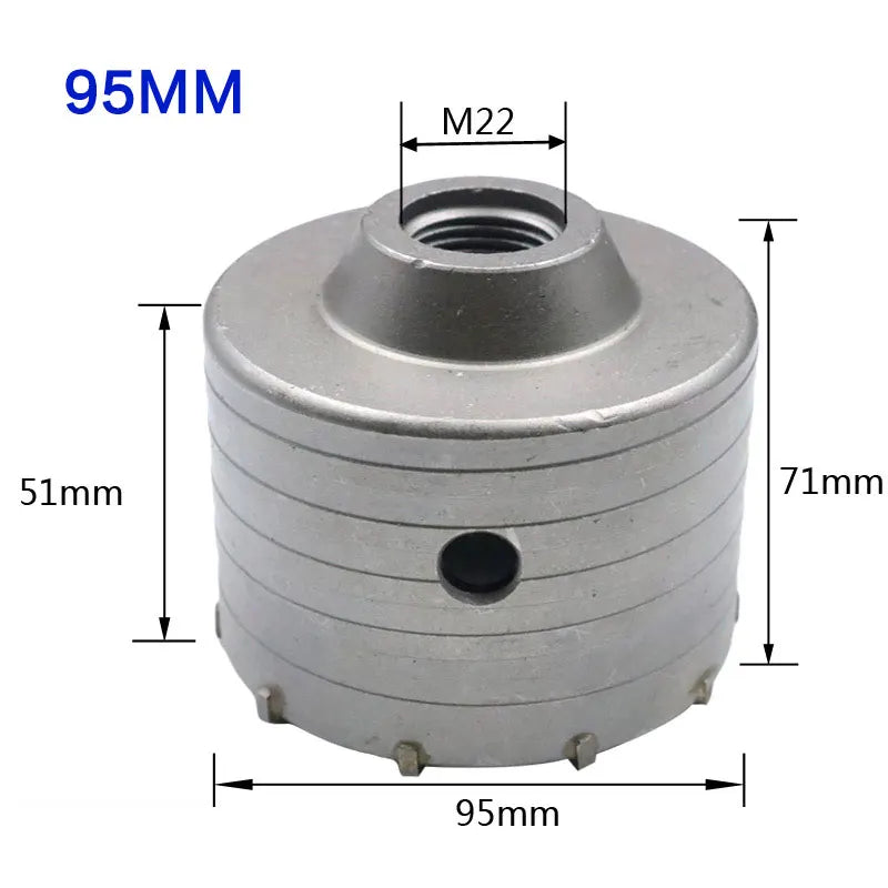 SDS Concrete Hole Saw 30-160mm Electric