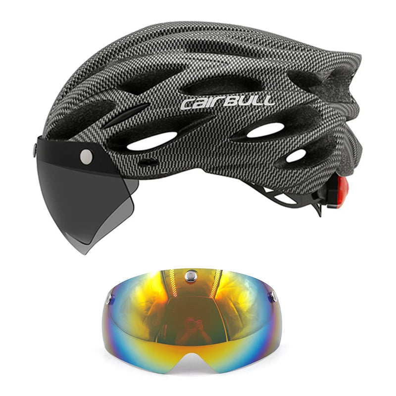 Fietshelm Licht Race Mtb Mountainbike Fiets Led