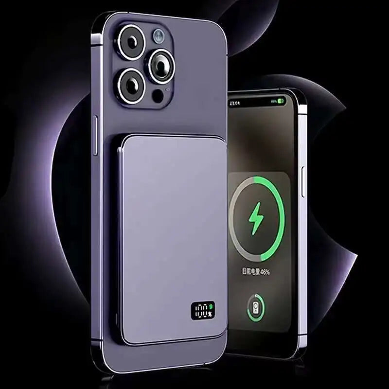 Xilecaly Ultra thin Alloy Powerbank Magnetic Power Bank