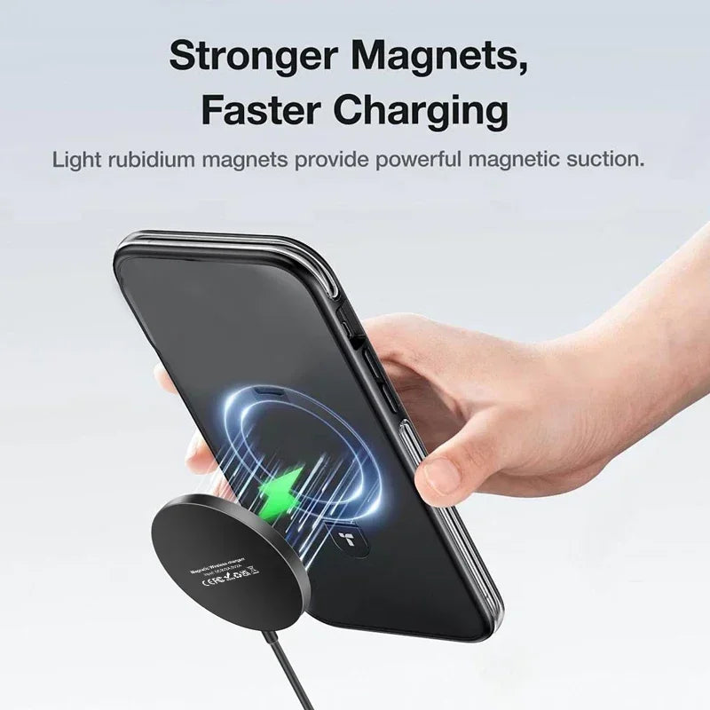 30W magnetische draadloze oplader PD Type C USB