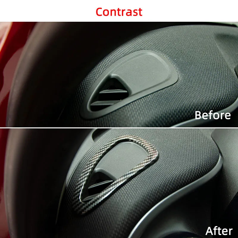 Dashboard Air Outlet Decoration Frame Car Stickers For Mercedes
