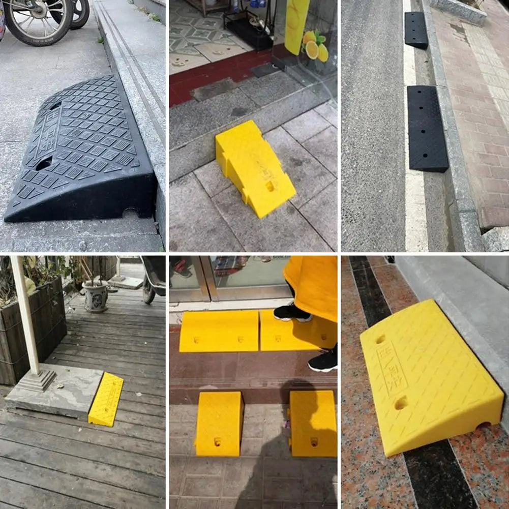 Portable Car Wheel Driveway Ramps Anti-Slip Wheel Chock