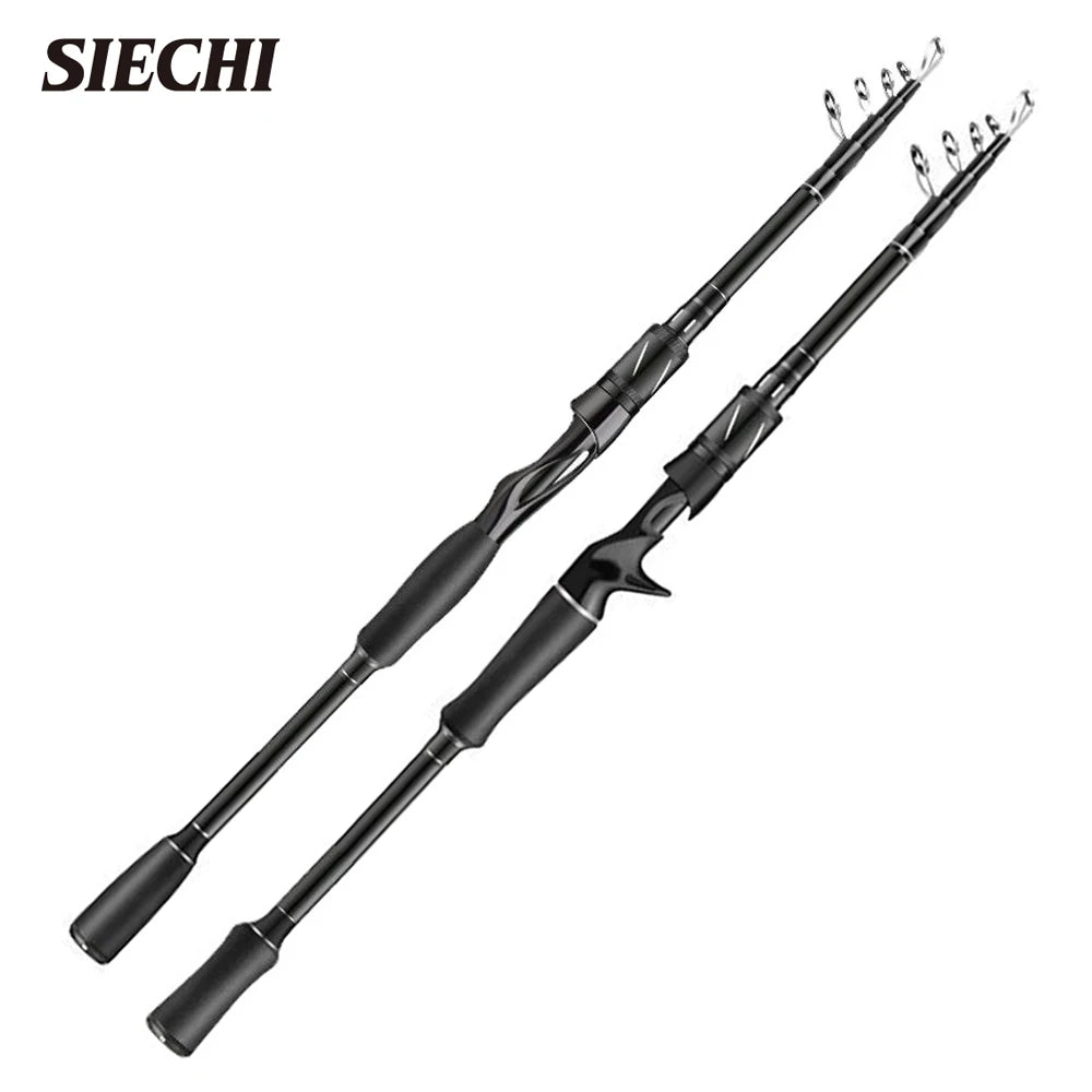 Fishing Rod 1.8/2.1/2.4/2.7m Spinning/Casting Rod Power M Carbon Rod Pole 6/7 Sections Travel Fishing Pole Fishing Tackle