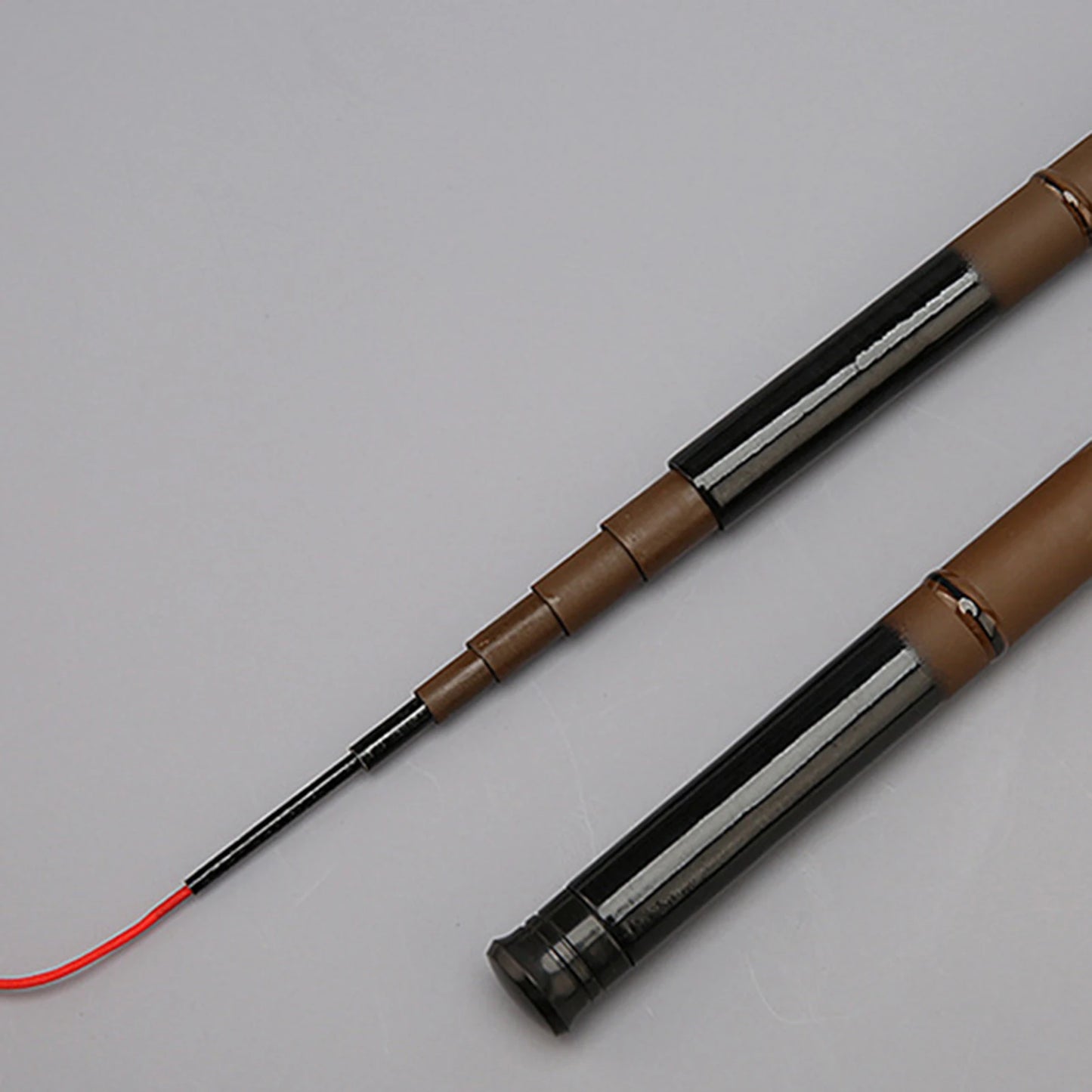 Portable Telescopic Fishing Rod with Solid Rod Tip