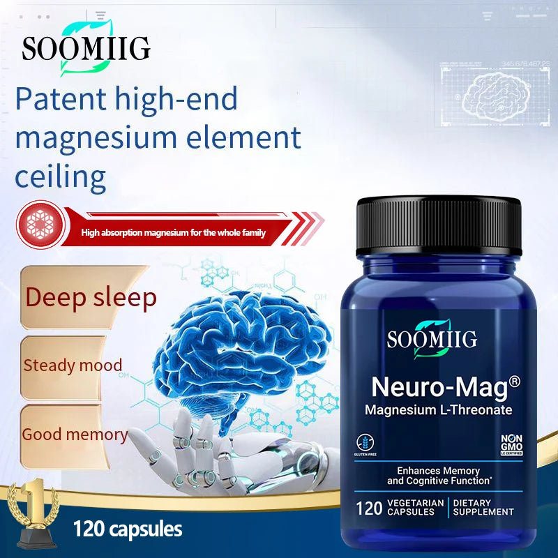 Magnesium L-Threonate Supplement – Promotes Brain Health,