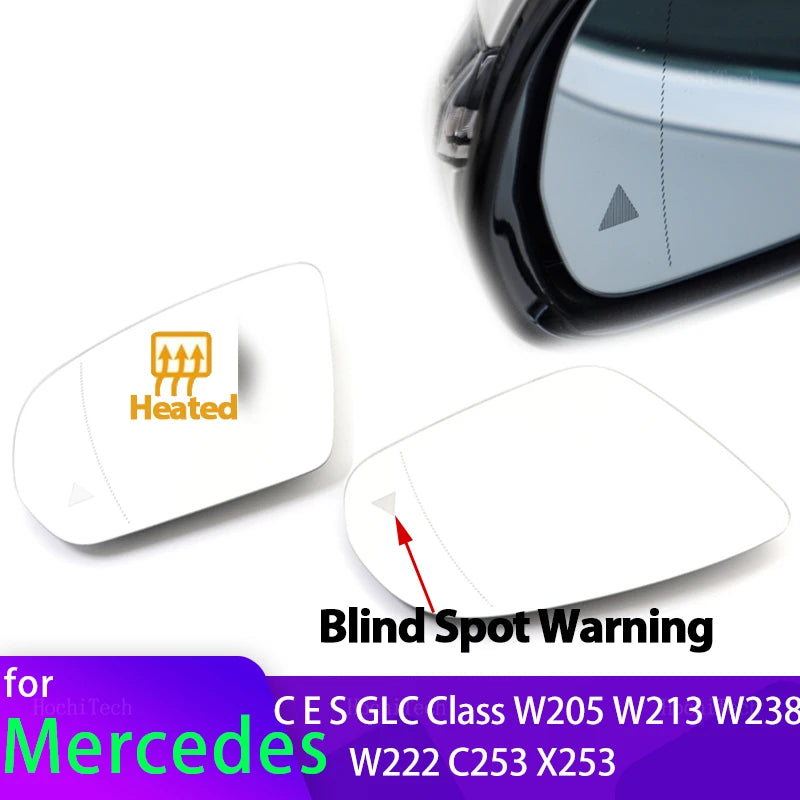 Left & Right Side Mirror Glass Rearview Exterior Blind