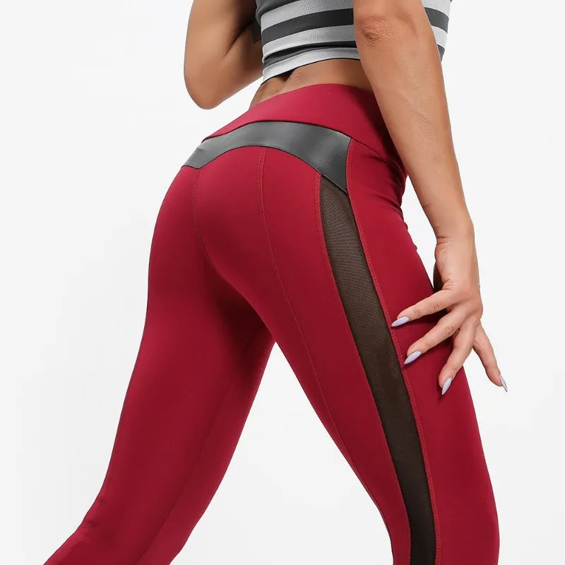 Yogaleggings Sport Dames Fitnesslegging