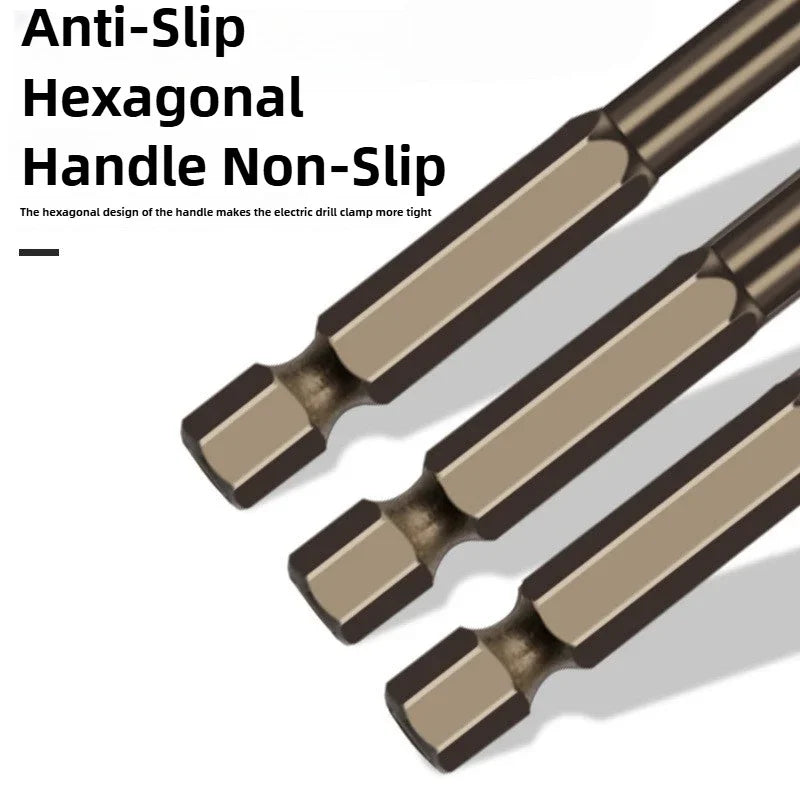 7PCS/SET 3-12mm Four-Flute Sawtooth Drill Bit