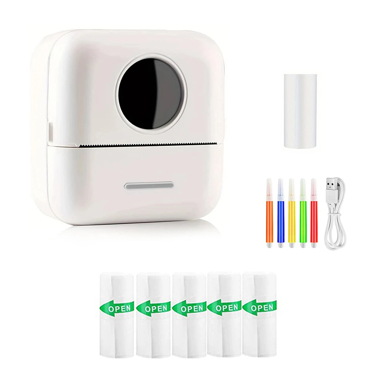 Mini Printer, Inkless Sticker Maker,