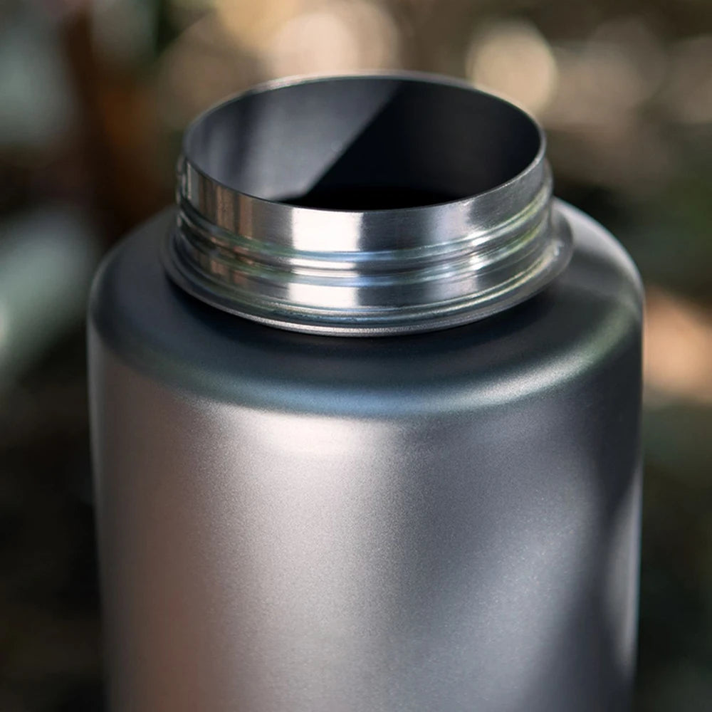 1L Titanium Fles Lekvrij Enkellaags Sport Waterfles 750ml Potbeker