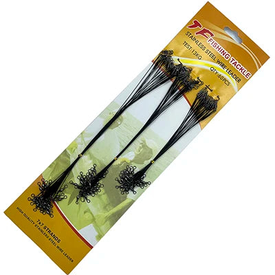 60PCS Steel Wire Leader With Swivel 15/20/25CM