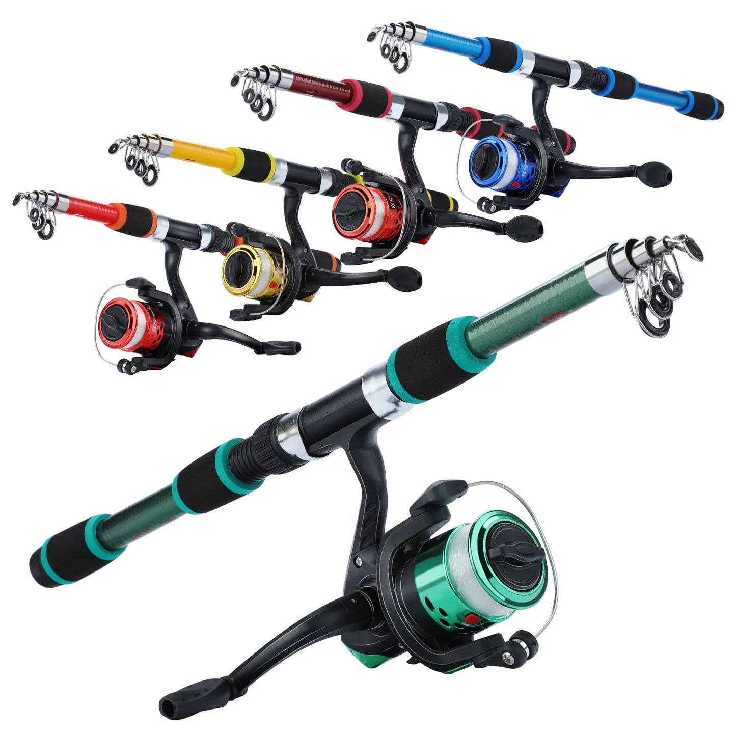Sougayilang Spinning Fishing Rod and Reel Combo1.8M