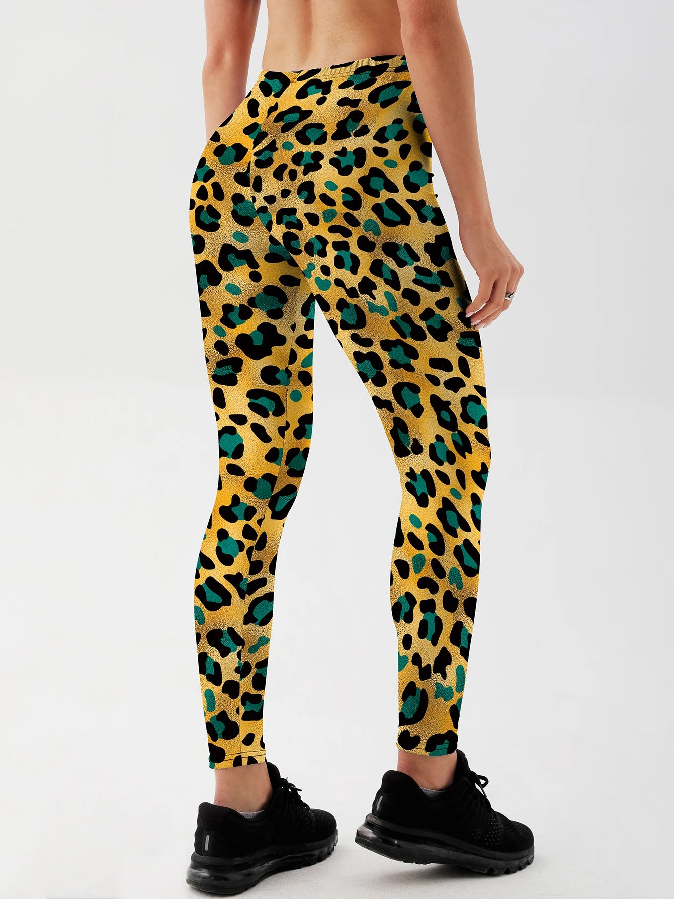 Women Leopard Printed Leggings For Fitness