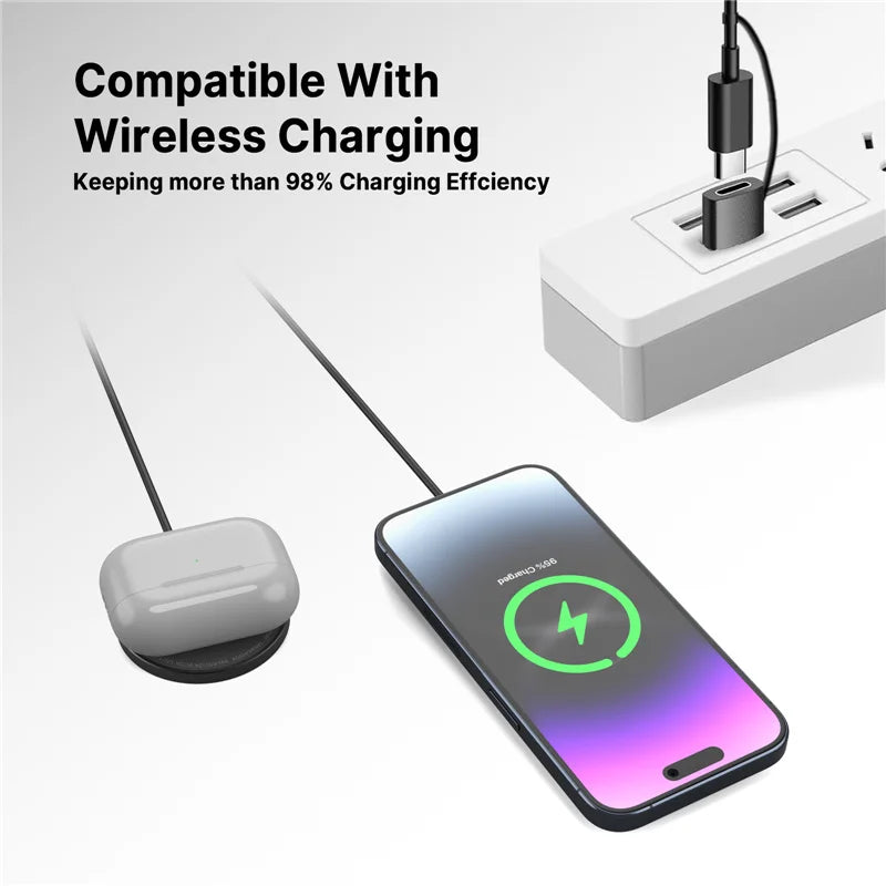 100W Magnetic Wireless Charger Pad USB