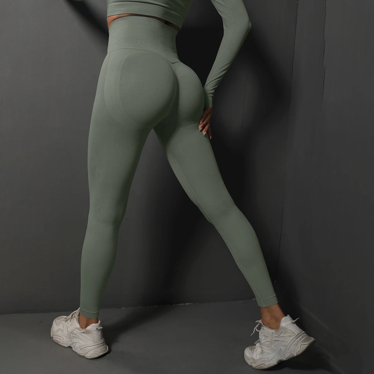 Naadloze gymleggings voor dames, yogabroeken,