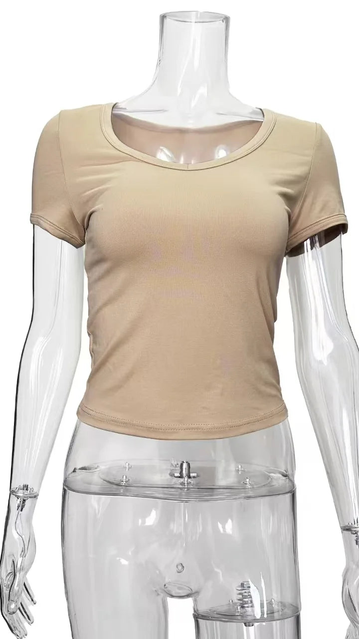 Women's T-shirt Top Summer Slim Fashion Short Sleeve Tshirt For Women Funny T Shirts Shirts Y2k Tops Camisetas De Manga Corta