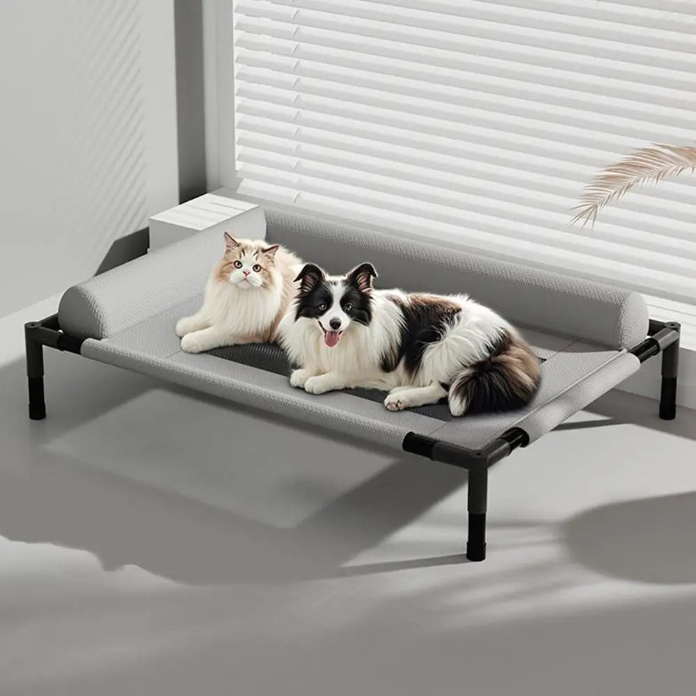 Washable Mesh Elevated Dog Beds Removable Breathable