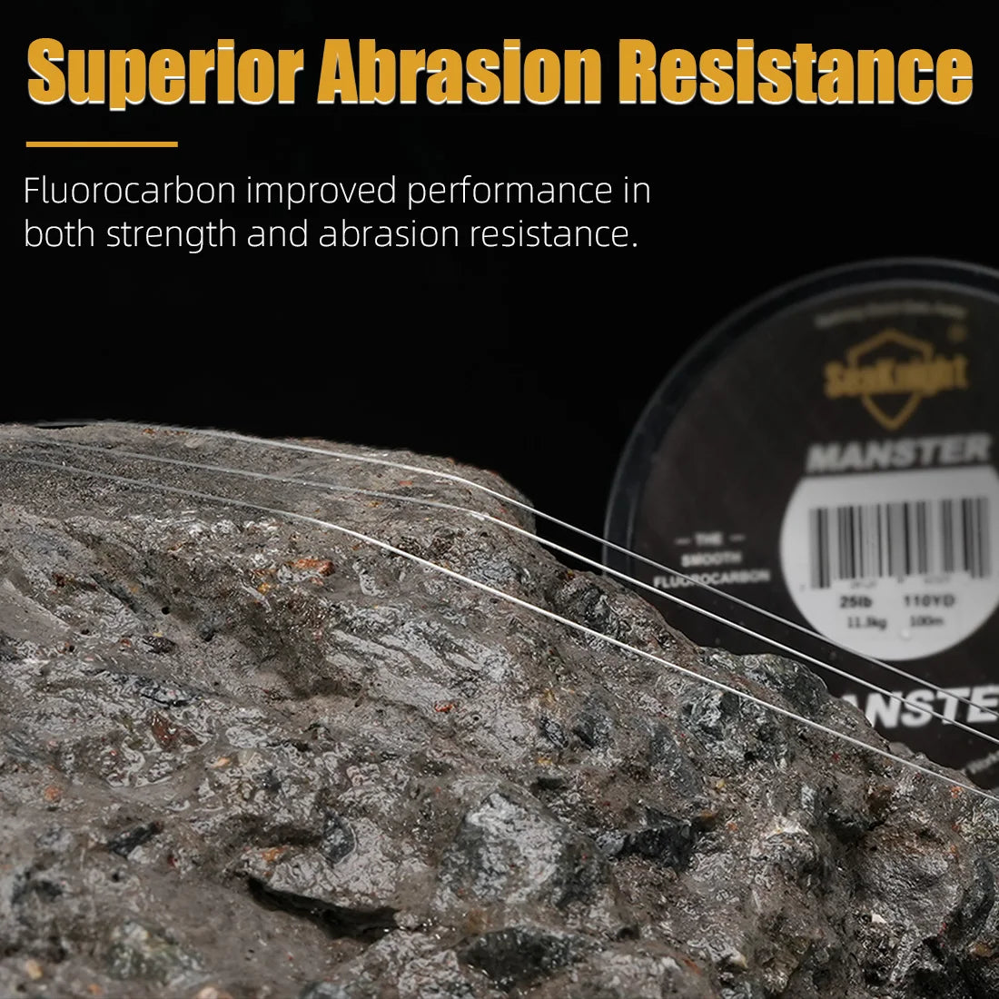 SeaKnight Brand MANSTER T2 Series 100% Fluorocarbon Fishing Line 100M