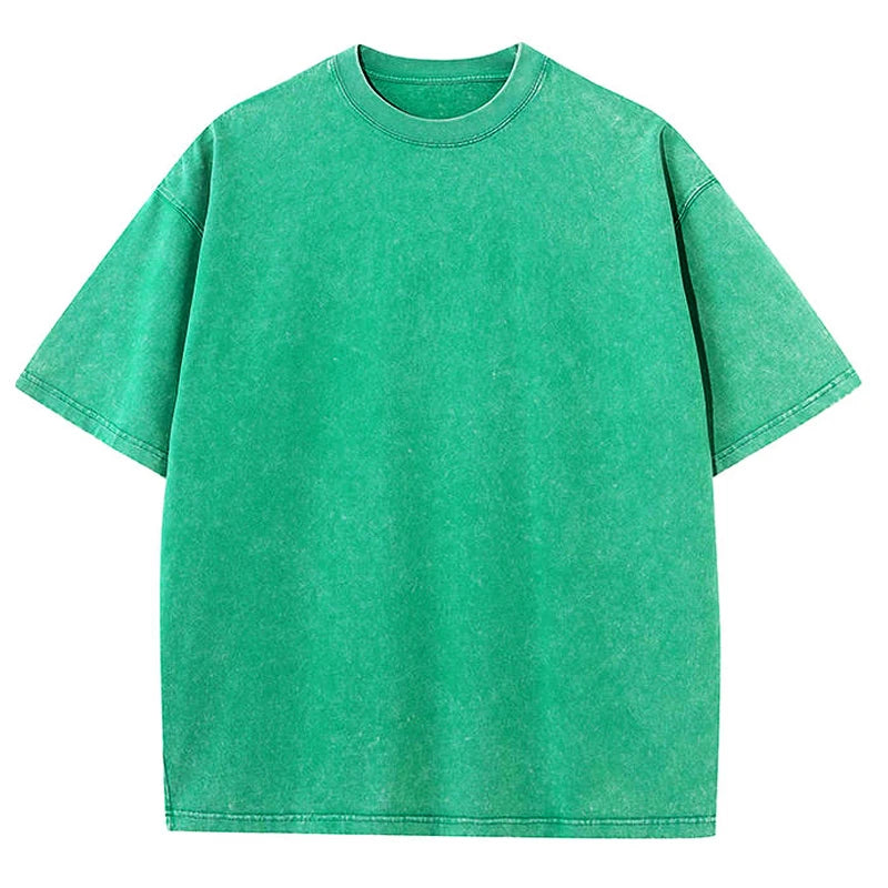 Men's Washed Vintage T-Shirts Street Hip Hop Retro Punk