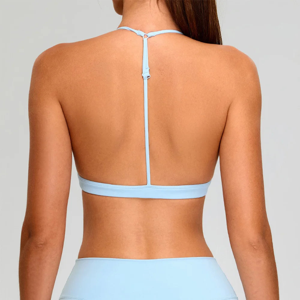 Sports Bra for Women Fitness Top Push Up Sport Bra Backless