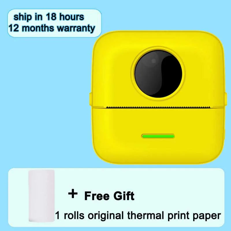 Mini Printer Inkless Portable