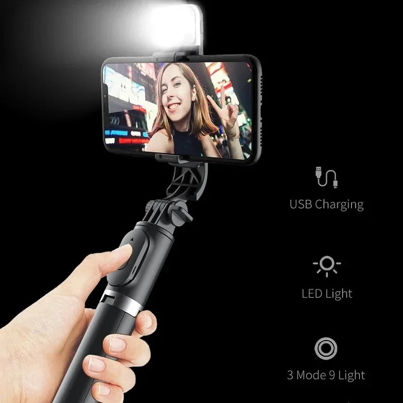Xiaomi Mijia Selfie Stick 1045mm Wireless Bluetooth LED Fill Light