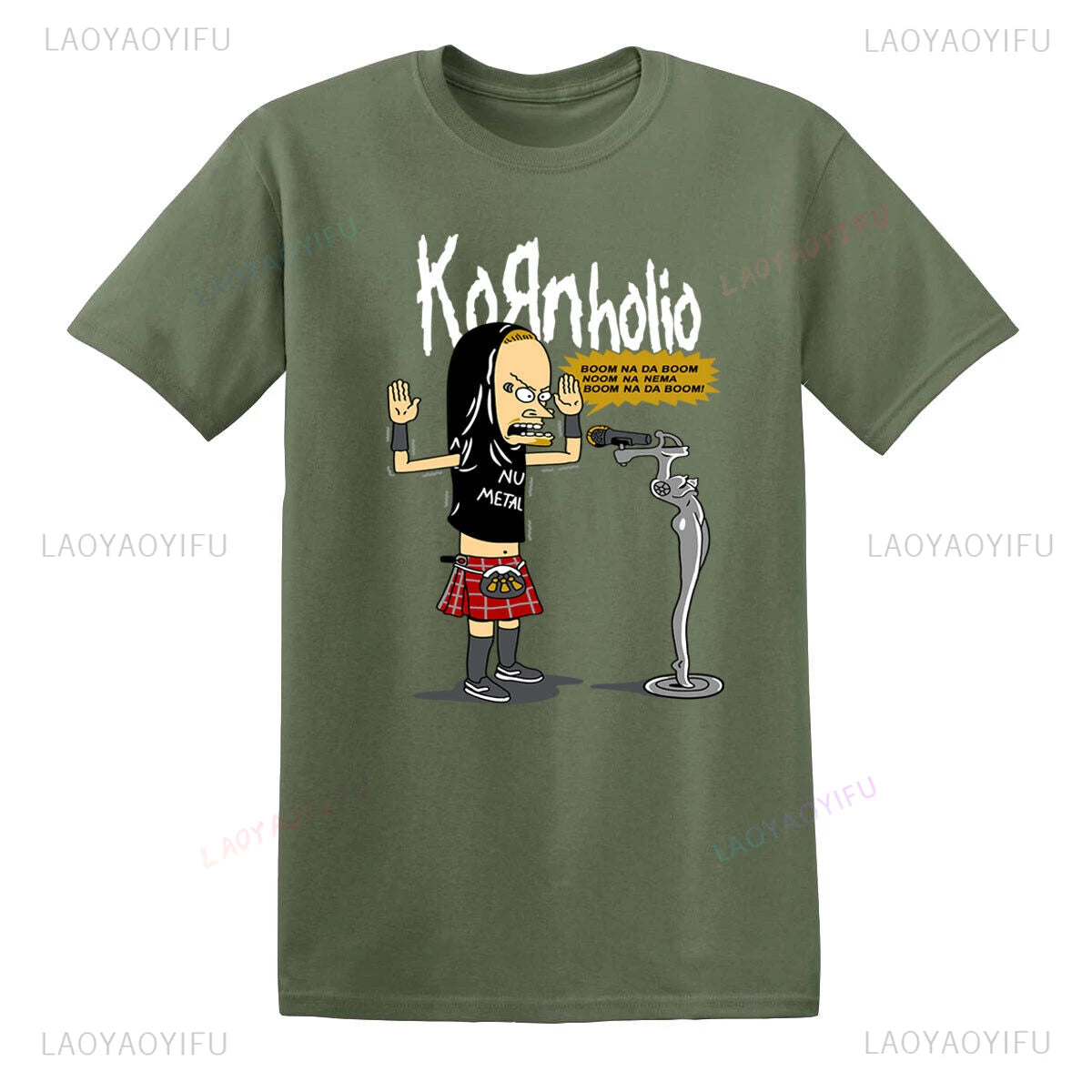 New Kornholio Fun Men's and Women's T-shirts Party Jokes Gift