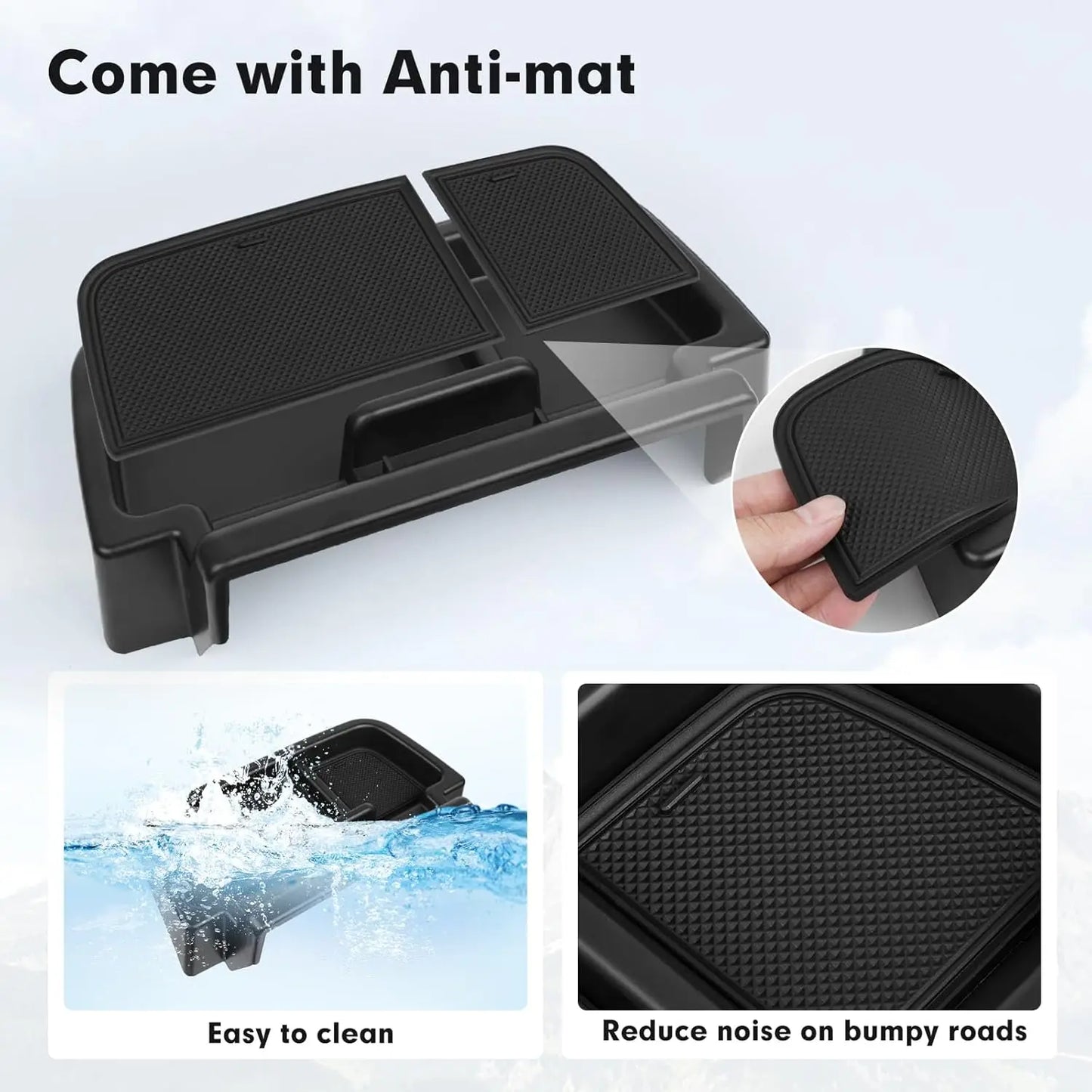 Compatible with Honda Pilot 2023 2024 2025 Center Console Dashboard Tray