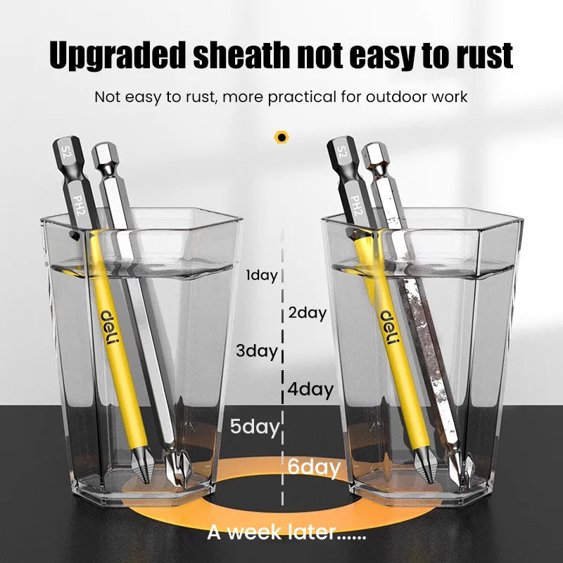 5/6Pcs Magnetic Screwdriver Bits Non-slip Shockproof