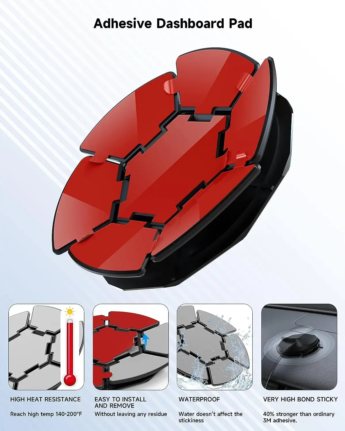 Dashboard Mounting Pad Disk for Suction Cup