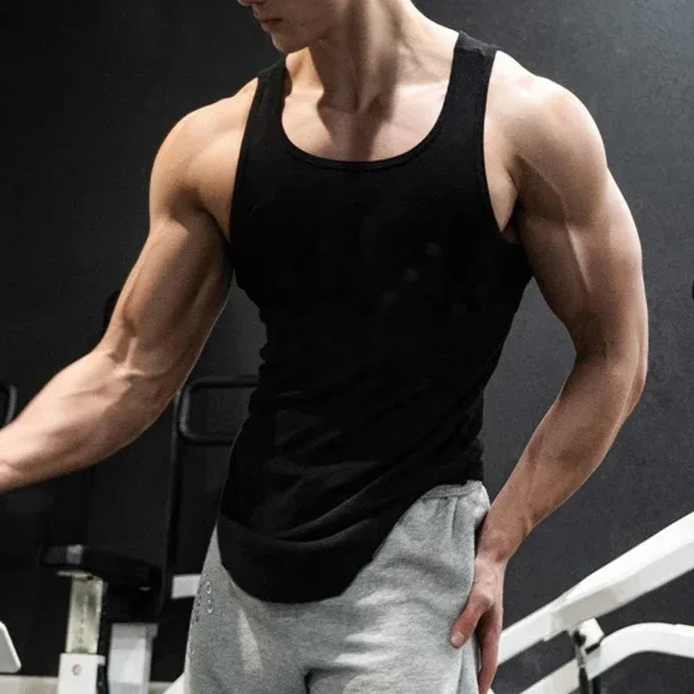 Men's Sport Slim Vest Summer Breathable Sleeveless