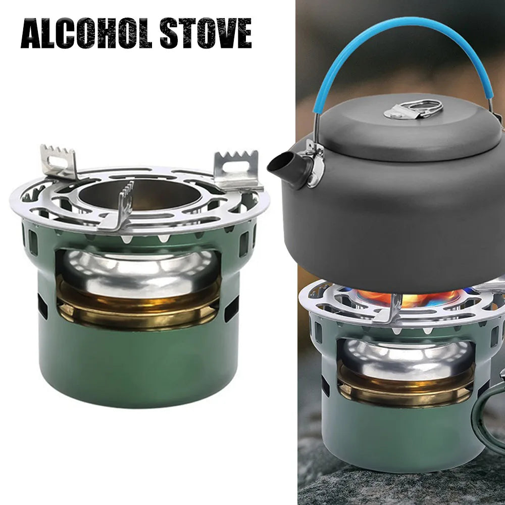 Kampeeruitrusting en accessoires Alcoholbrander Buitenkachel
