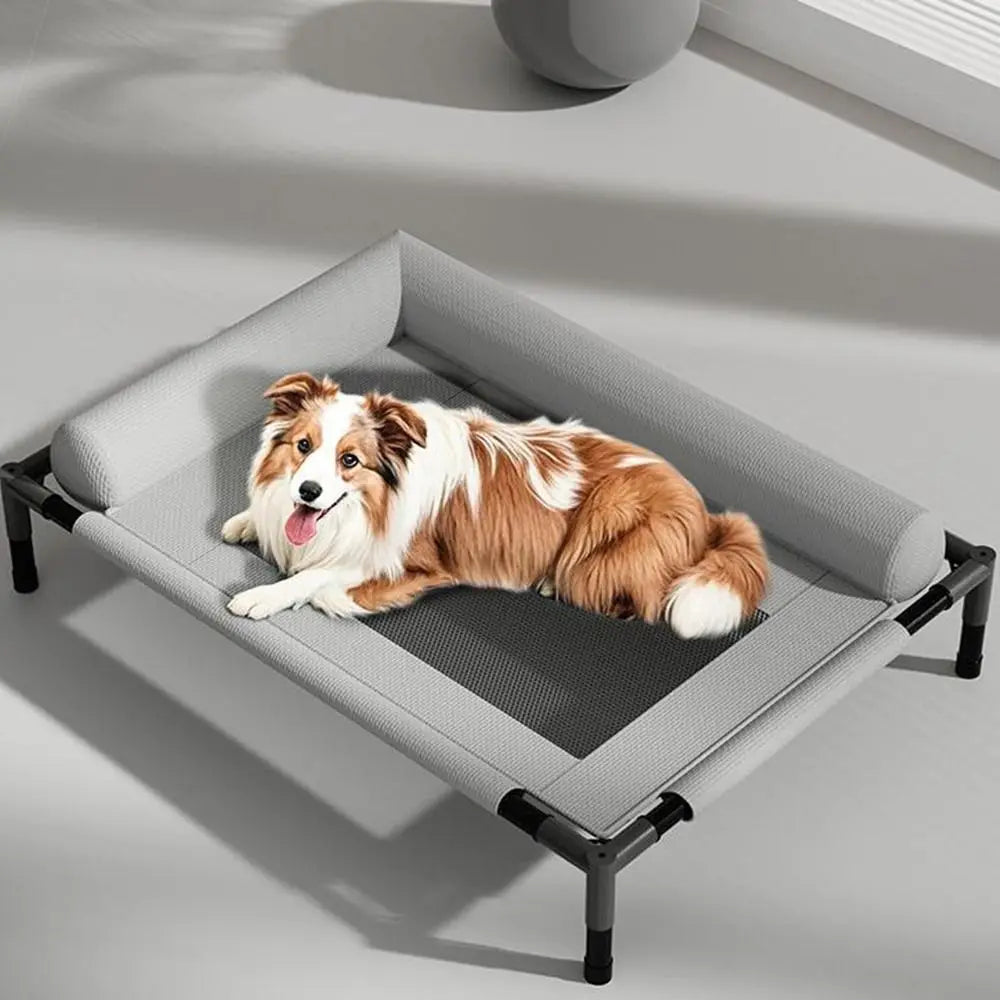 Washable Mesh Elevated Dog Beds Removable Breathable