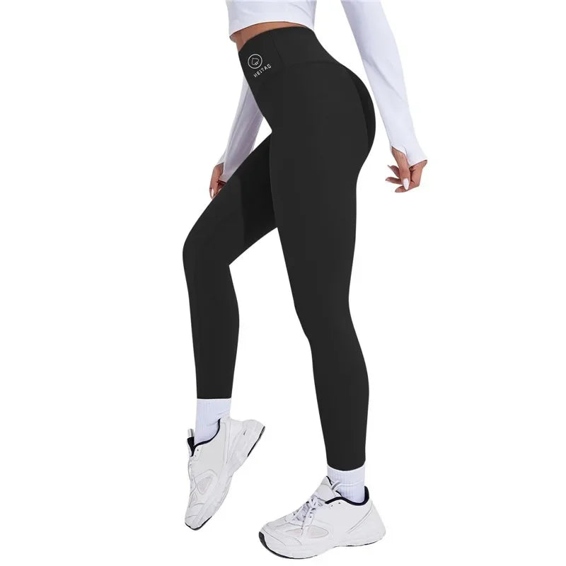 Hoge taille yoga legging, warme sportlegging