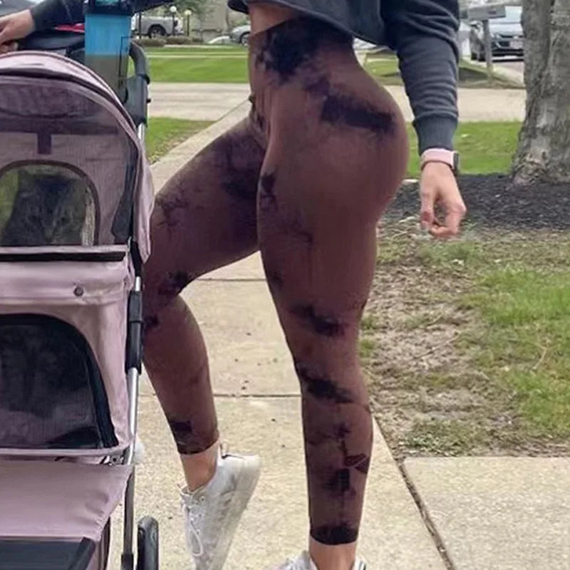 Sexy dames gym yoga leggings hoge taille push-up legging
