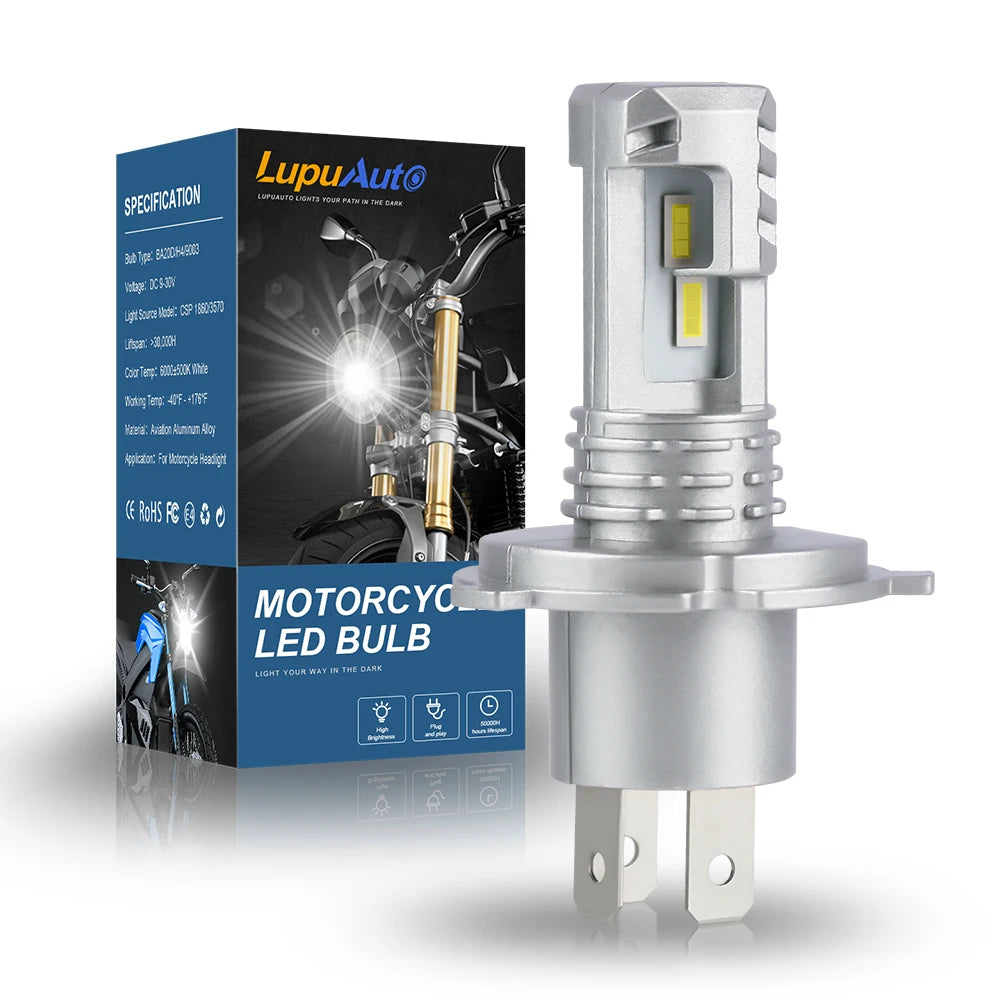 1/2X 16000LM LED H4 9003 LED Canbus Headlight Bulb
