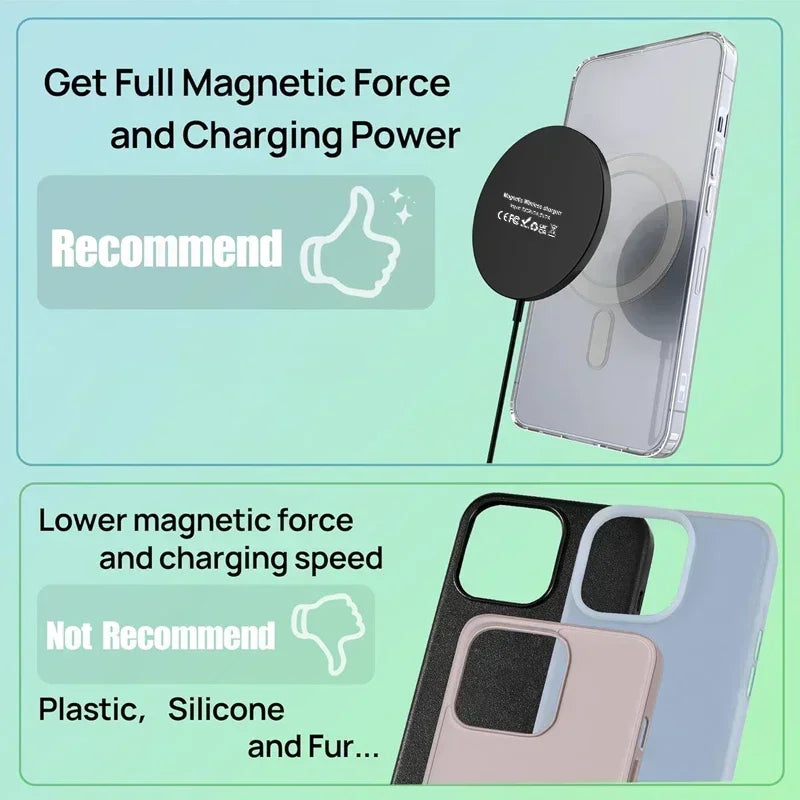 30W Magnetic Wireless Charger Pad Original Fast Charging